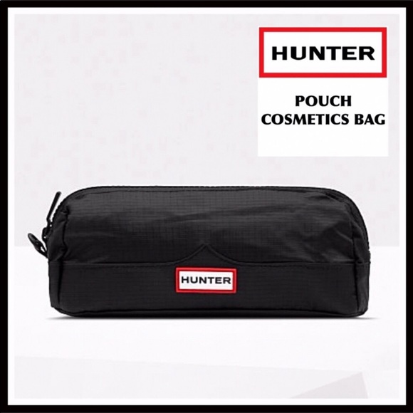 Hunter Handbags - HUNTER ORIGINAL BLACK POUCH COSMETICS BAG A3C
